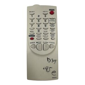 VCR Remote Control NA372 Tested Works Replacement Universal TV DVD Player